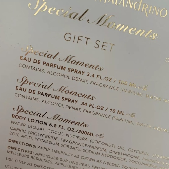NIB: Catherine Malandrino 3-Piece Special Moments Eua De Parfum Gift Set - Picture 9 of 10